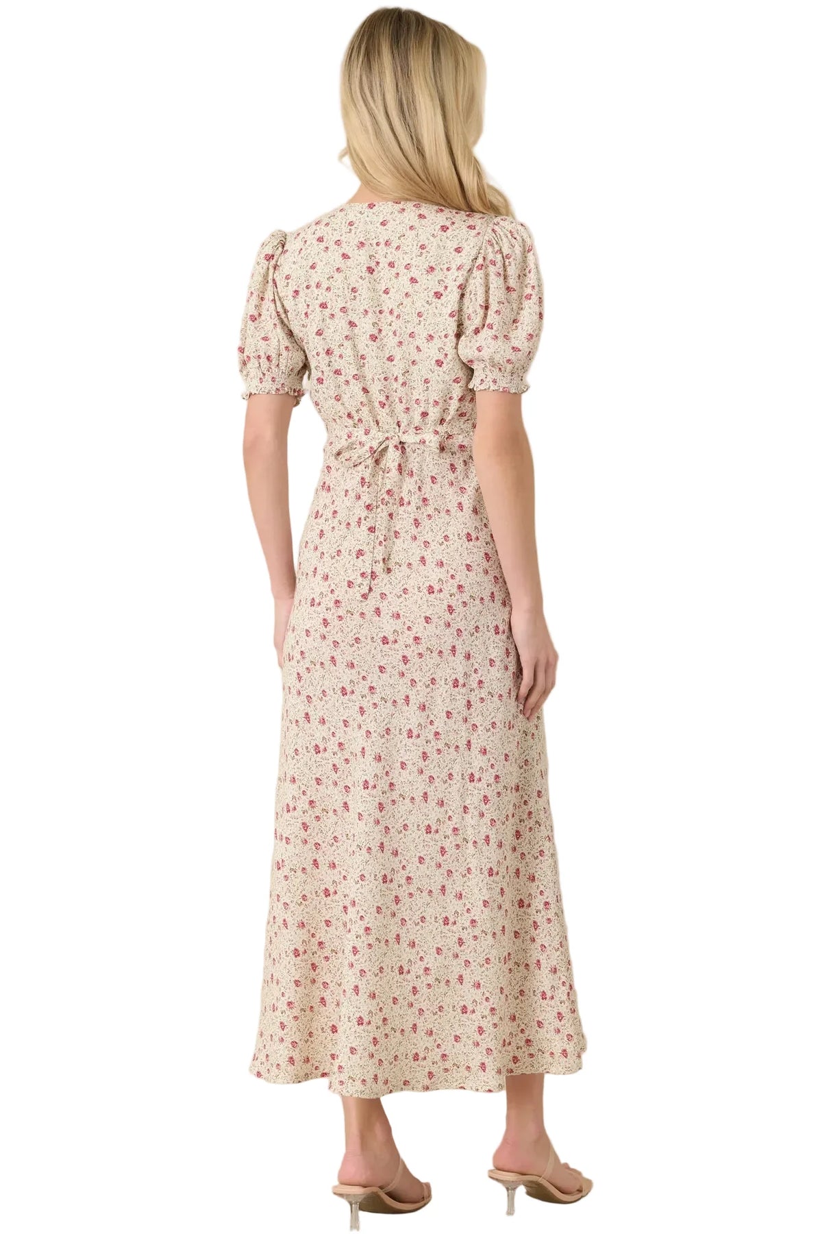 Where We Belong Dusty Pink Floral Maxi Dress