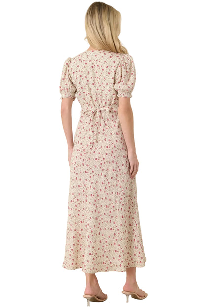Where We Belong Dusty Pink Floral Maxi Dress